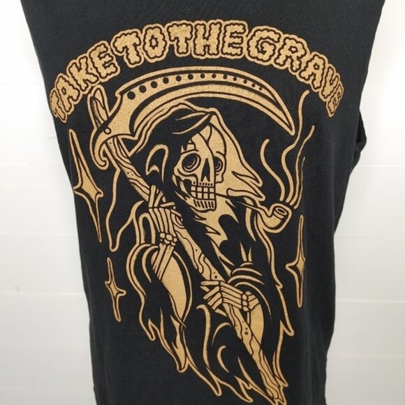 Take to the Grave skull tank size M - Picture 3 of 7